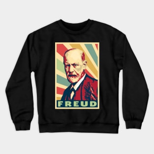 Sigmund Freud Vintage Colors Crewneck Sweatshirt